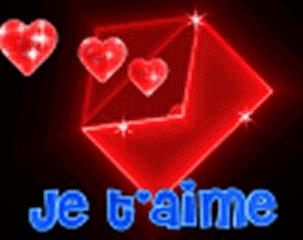 Gif animé je t'aime souris